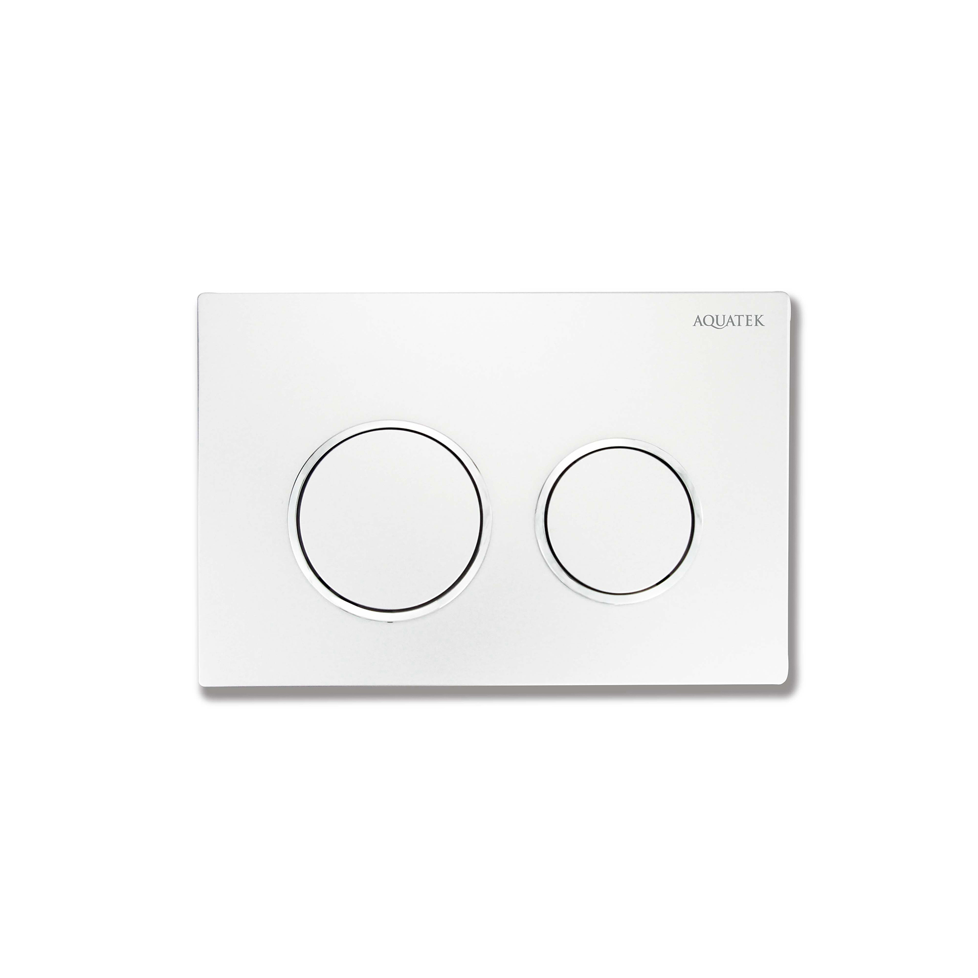 Панель смыва Aquatek Small клавиши круглые для INS-0000018 с верхней кнопкой смыва белый