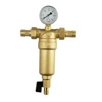 Фильтр промывной Tim 1" с манометром латунь