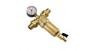 Фильтр промывной Tim 3/4" с манометром латунь
