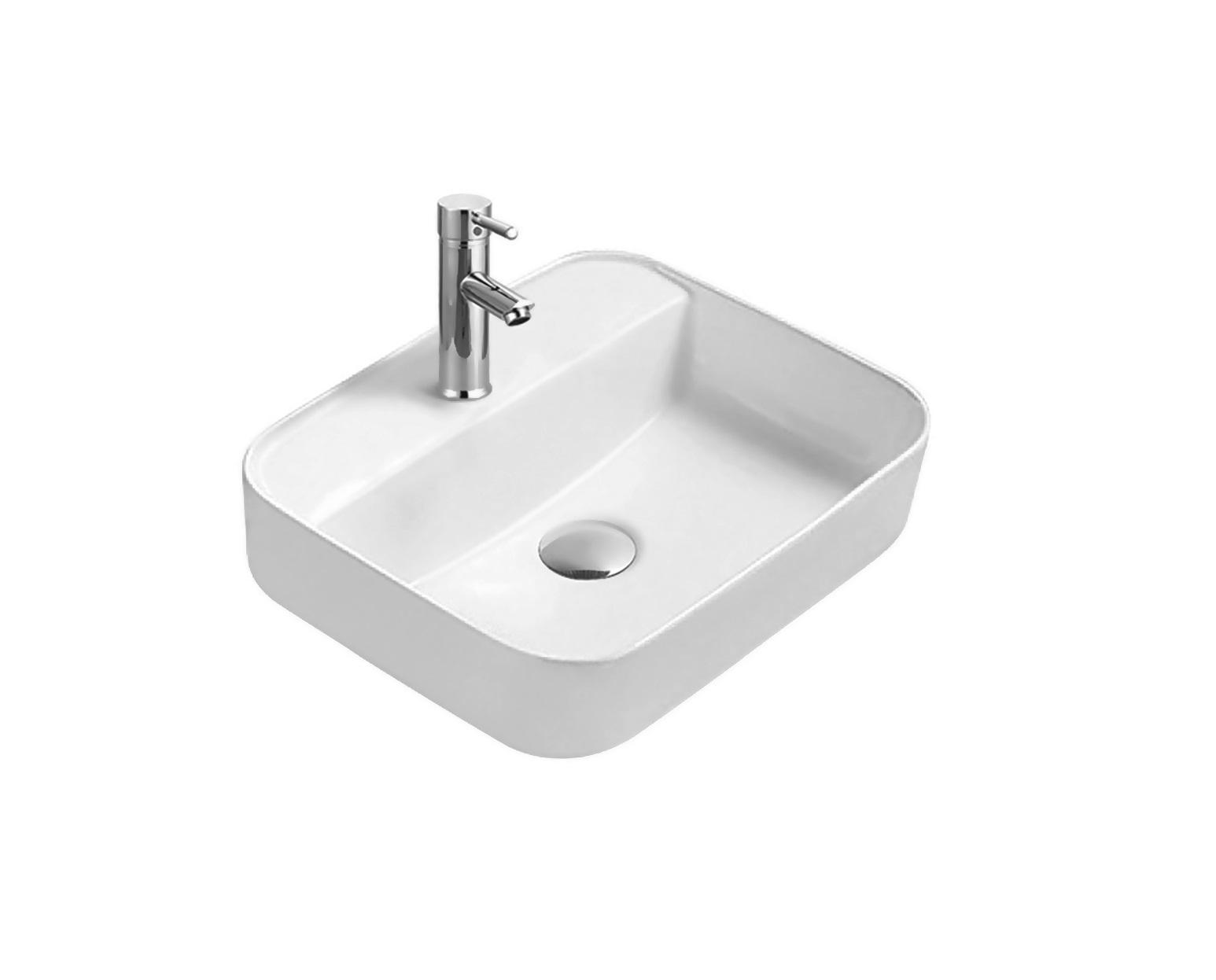 Раковина накладная Aquatek Вега на столешницу 500*395*140 мм белый