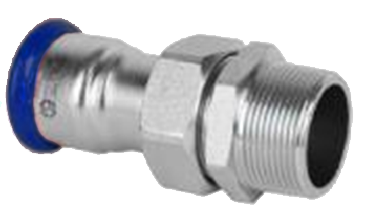Разъемное соединение MVI с наружной резьбой нержавеющая сталь 22х3/4"