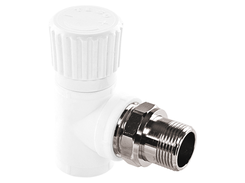 Вентиль PPR Tebo для радиаторов угловой 1v 25x3/4"