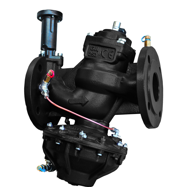 Комбинированный клапан MVI фланцевый 100 мм