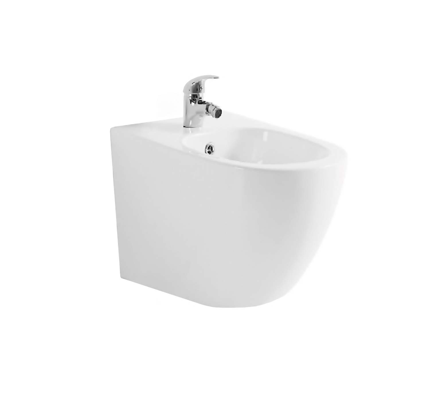 Биде подвесное Aquatek ЕВРОПА 510*355*310 мм белый матовый