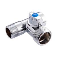 Кран-тройник MVI для подключения сантехнических приборов MVI резьба внутренняя-наружная-наружная 1/2"x3/4"x1/2" PN10