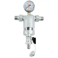 Фильтр с манометром и магнитной вставкой ZEISSLER 300 мкм НР-НР 1/2"