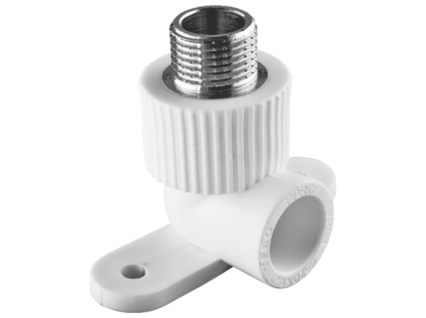 Угольник PPR комбинированный Tebo наружняя резьба с креплением 25x1/2"