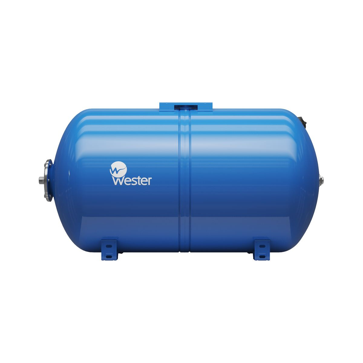 Гидроаккумулятор горизонтальный WESTER WAO 100л Т 25 бар