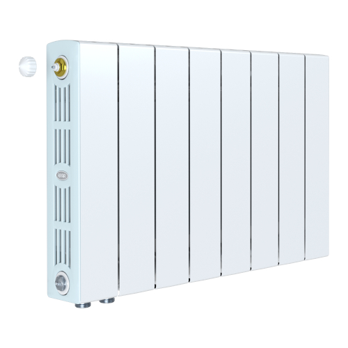 Радиатор биметаллический Rifar SUPReMO Ventil 350, правое подключение (без H-образного узла)