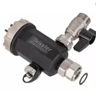 Фильтр-шламоотделитель ZEISSLER с магнитом для настенных котлов 3/4