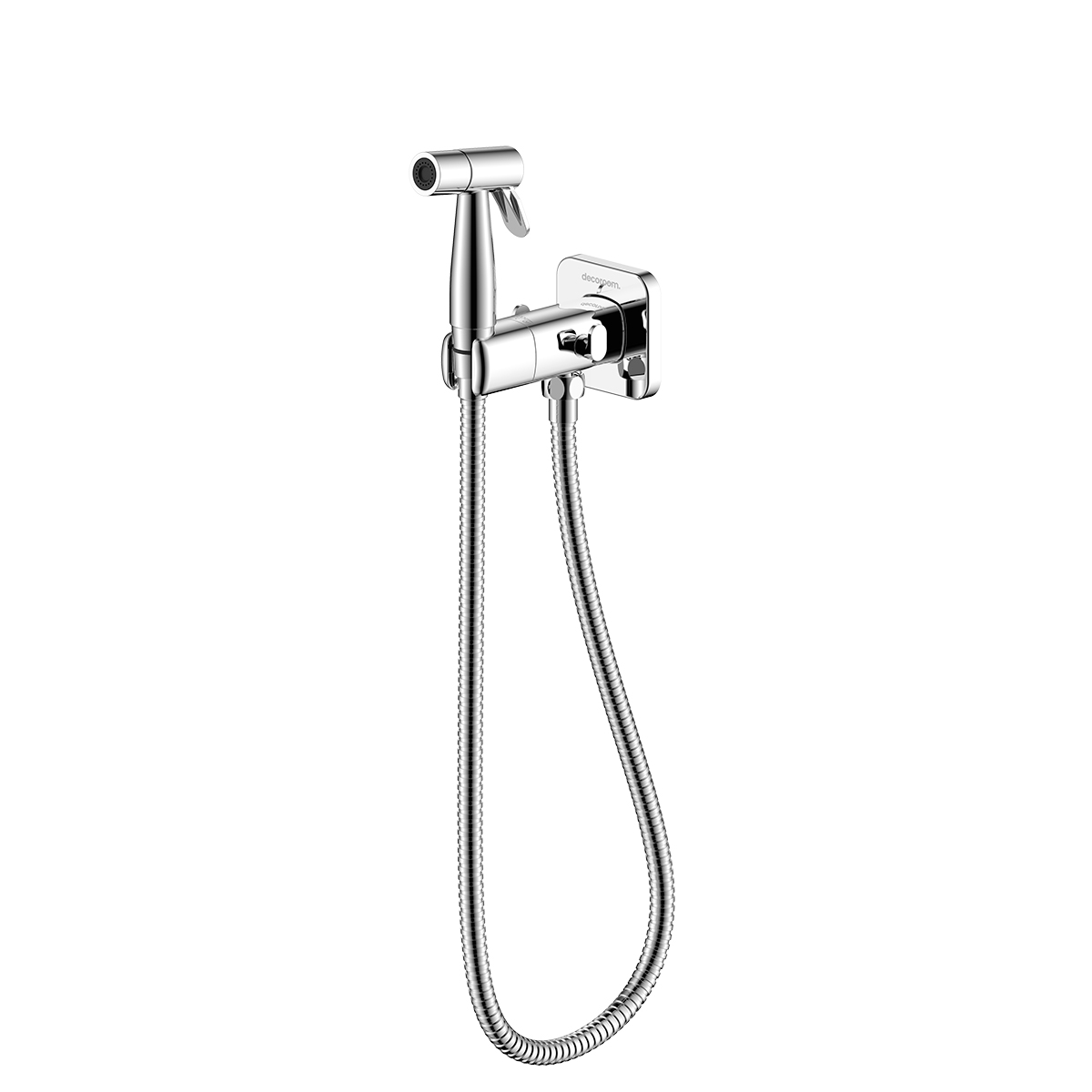 Смеситель Decoroom DR25062 с гигиеническим душем встраиваемый