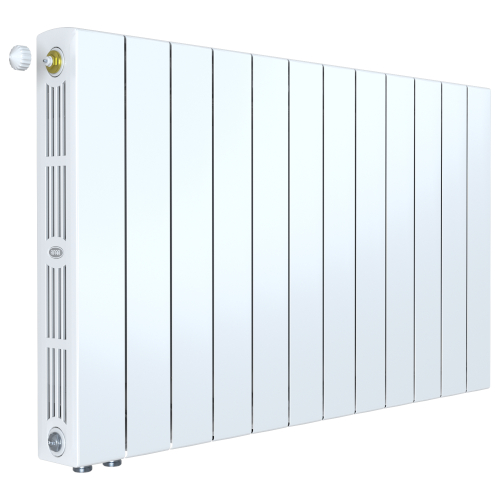 Радиатор биметаллический Rifar SUPReMO Ventil 500 с термовставкой Danfoss правое подключение