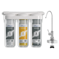 Система очистки воды Аквабрайт АБФ-Триа Умягчение трехступенчатая