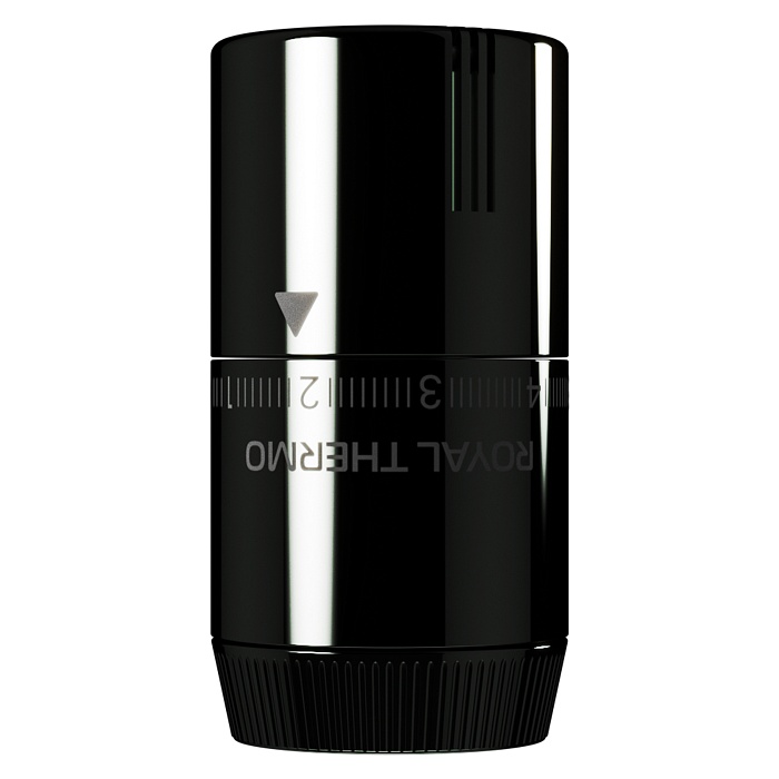 Термоголовка жидкостная Royal Thermo Design М30х15 хром черный