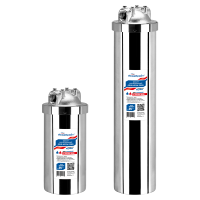 Магистральный фильтр Аквабрайт АБФ-НЕРЖ-20ББ из нержавеющей стали