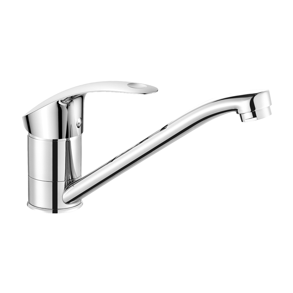 Смеситель Decoroom DR71018 одноручный для кухни с поворотным изливом