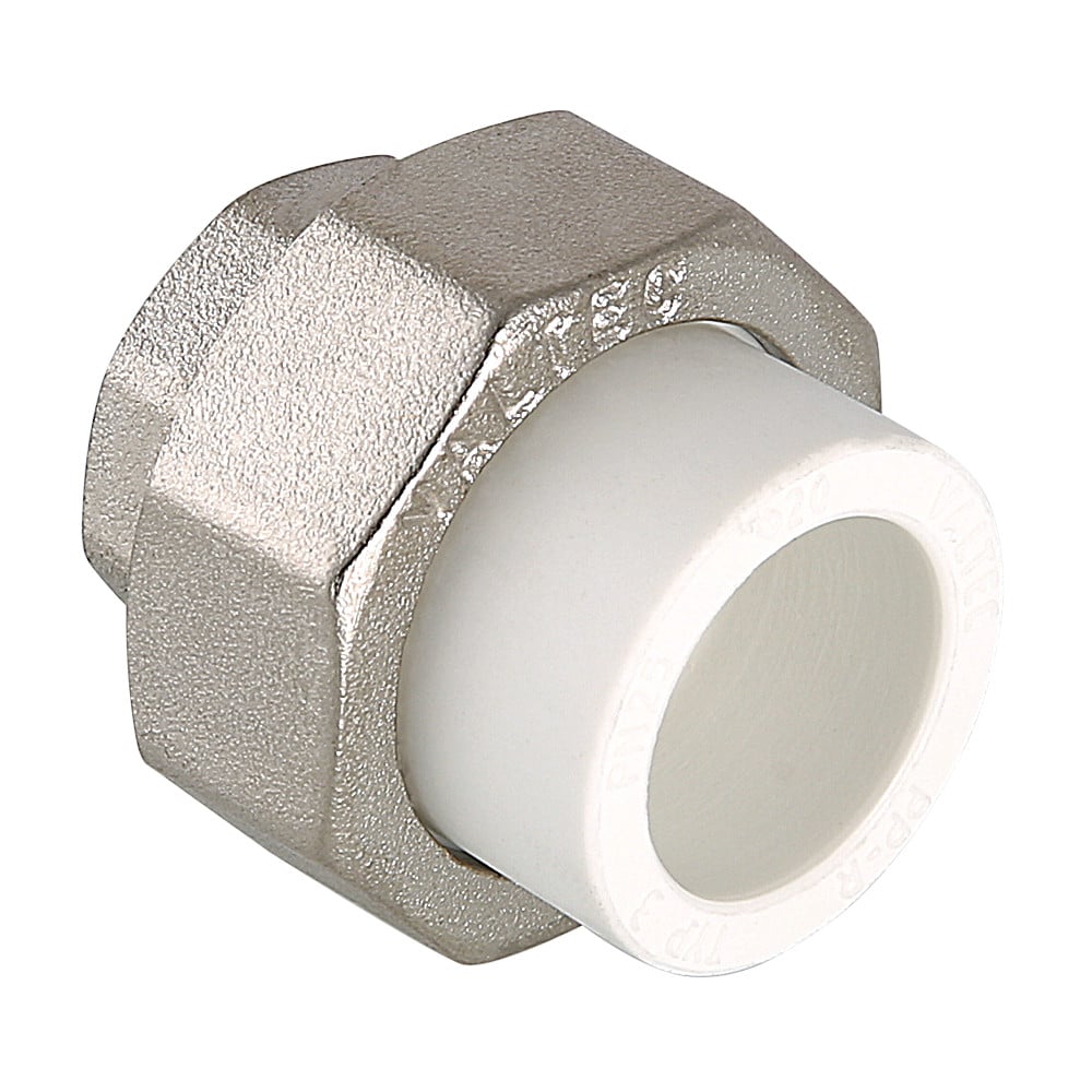 Фитинг разъемный PPR Valtec с переходом на внутреннюю резьбу 20 мм х 1"