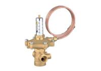 Регулятор перепада давления Ridan APT-R DN15 PN16, Kvs=1,9 м3/ч, Tmax 120 °С, _Рмакс=1,5 бар, с наружной резьбой, c изменяемой настройкой 5-35 кПа, импульсной трубкой 1м, корпус-латунь