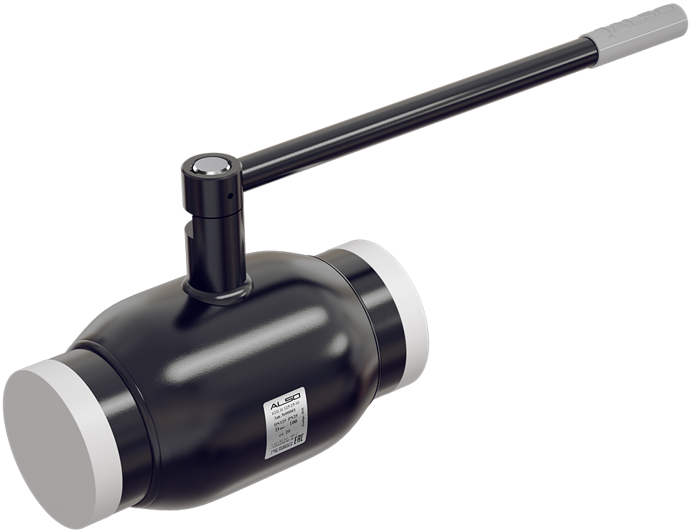 Кран шаровой ALSO КШП Ду 200 Ру 2,5 МПа из ст.20