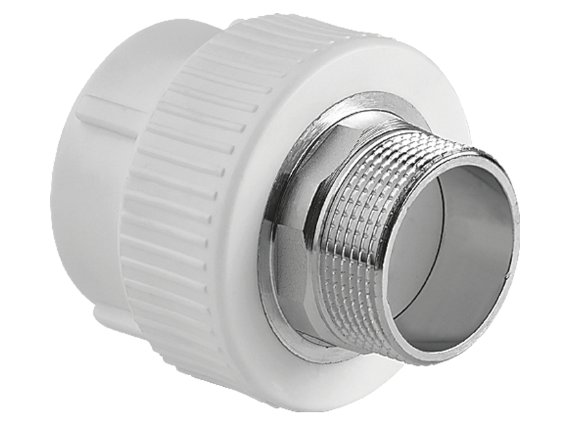 Муфта PPR комбинированная Tebo наружняя резьба под ключ 40x1"