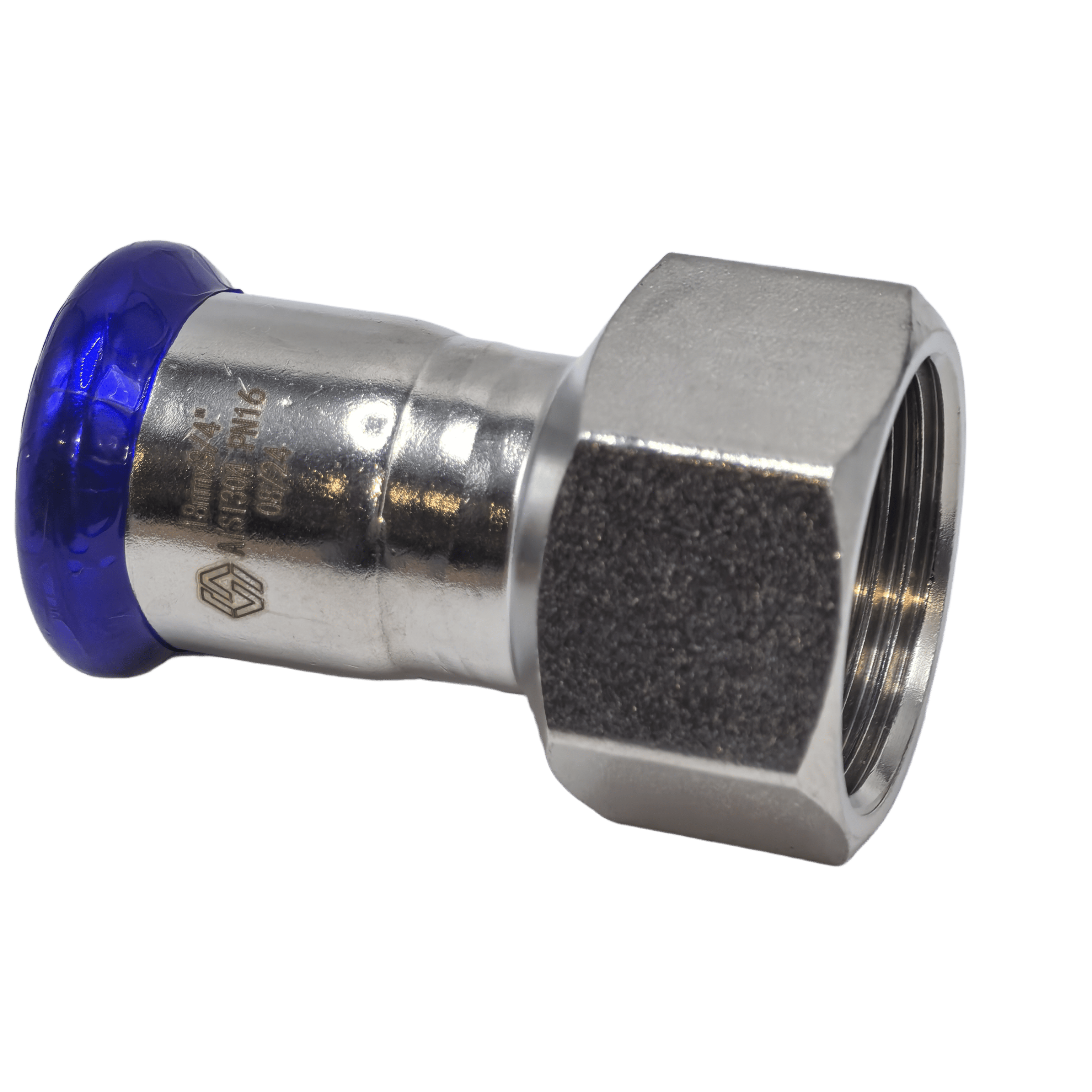 Пресс-фитинг MVI из нержавеющей стали с внутренней резьбой 76х2 1/2"