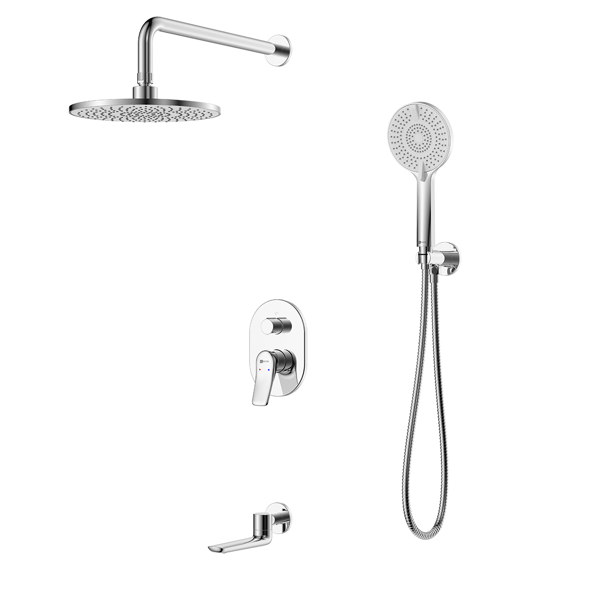 Смеситель Lemark Ortus LM11322C для ванны и душа встраиваемый