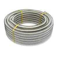 Труба гофрированная TIM SS304 15А из нержавеющей стали отожженная 50M