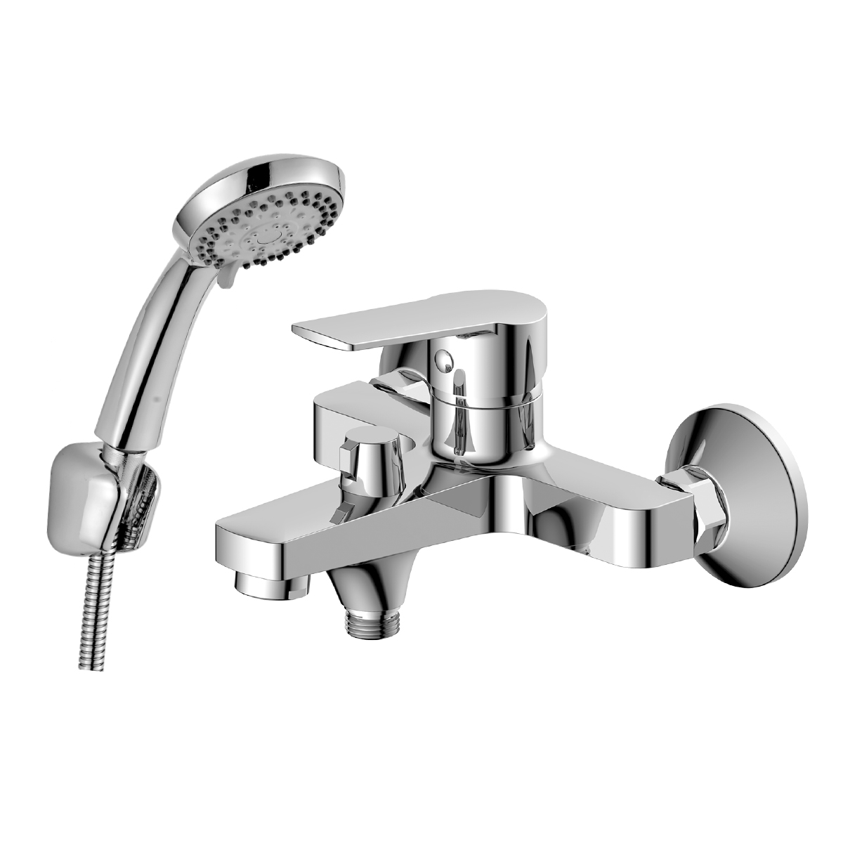 Смеситель Decoroom DR22036 одноручный для ванны с коротким изливом