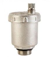 Авто-воздухоотводчик Tim прямой, никель 1/2"