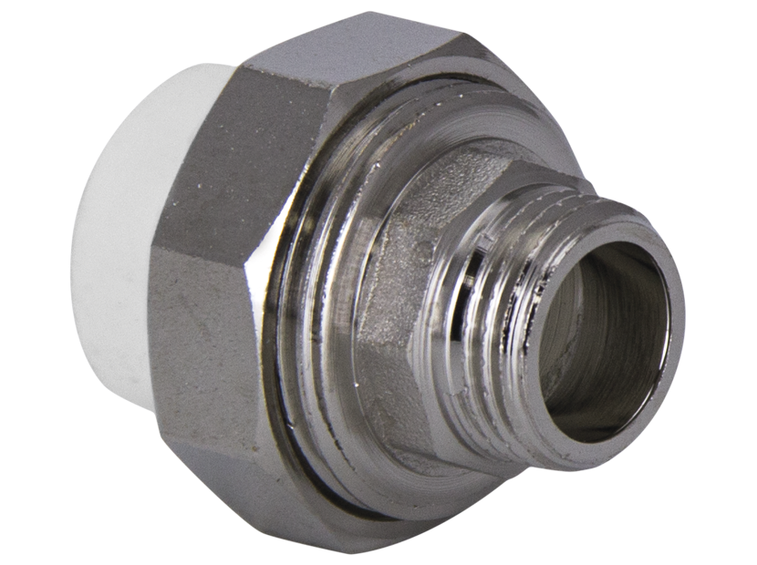 Муфта PPR комбинированная Tebo разъемная наружняя резьба 25x1/2"