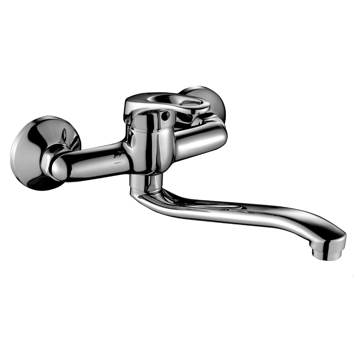 Смеситель Rossinka B35-24 для кухни/раковины с S-образным изливом