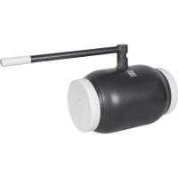 Кран шаровой ALSO КШППР Ду 200 Ру 2,5 МПа из ст.20 полнопроходной под редуктор