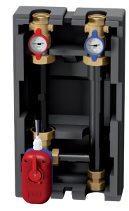 Группа быстрого монтажа FAR 1" со смесительным краном 220 Вт в теплоизоляции под насос 180 мм