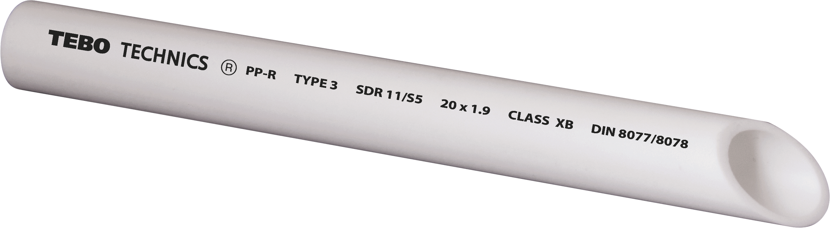 Труба PPR Tebo SDR11 2 м 40 мм