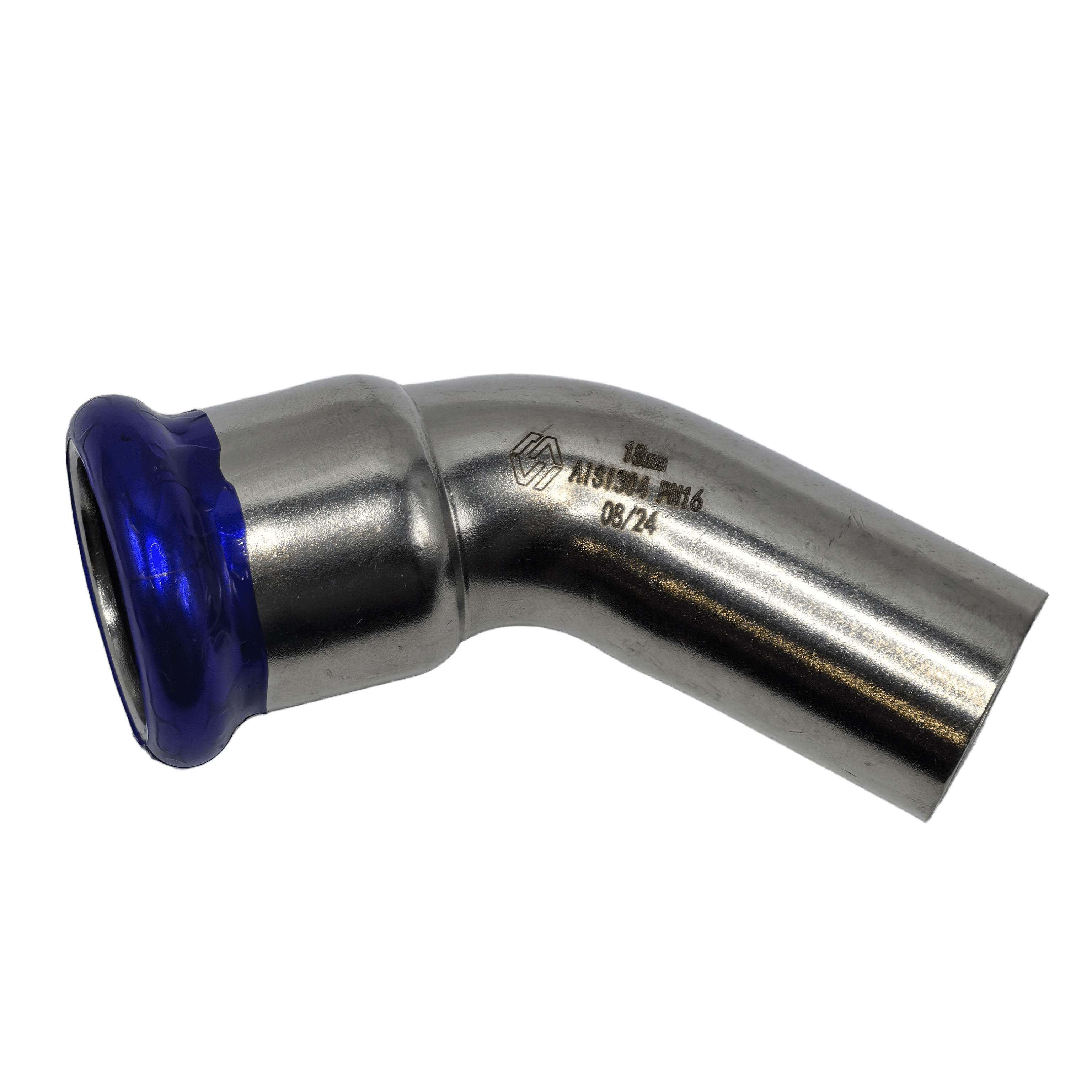 Пресс-угольник 45° MVI внутренний/наружный из нержавеющей стали 108 мм