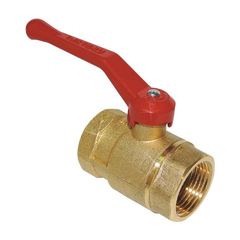 Кран шаровой латунный БАЗ Standart 11Б27п1 DN20 PN40 рычаг муфта-муфта