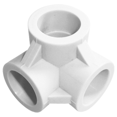 Тройник PPR Tebo двухплоскостной 25 мм