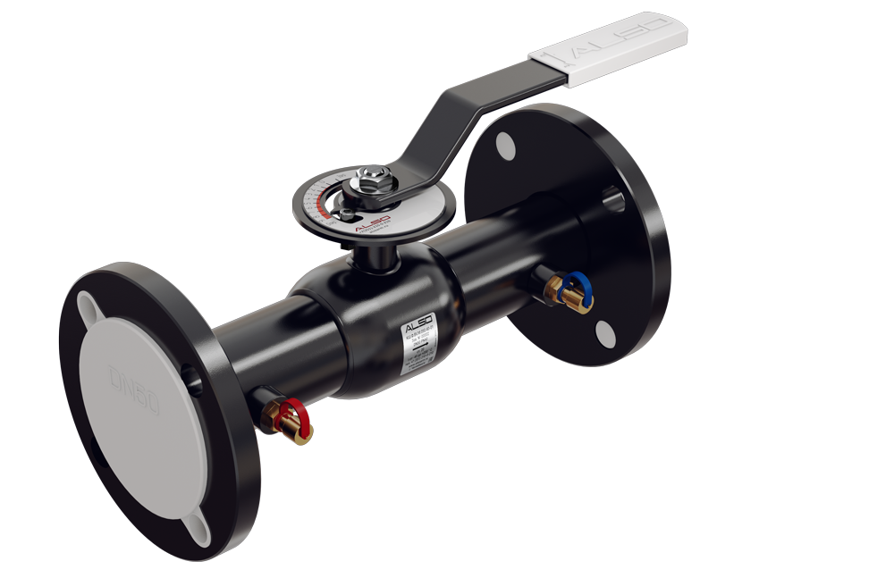 Кран шаровой ALSO КШФ BVM Ду 250 Ру из ст.20 16 бар