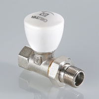 Клапан регулирующий Valtec прямой 1/2" никелированная латунь