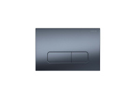 Панель смыва для инсталляции Aquatek клавиши прямоугольные оружейная сталь матовая