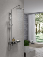 Смеситель Lemark Tropic LM7009С для ванны и душа термостатический