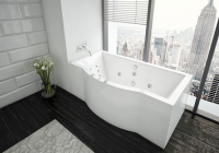 Акриловая прямоугольная ванна Aquatek Гелиос 180х90 без фронтального экрана, без гидромассажа, сборно-разборный сварной каркас