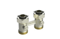 Клапан запорный Ridan LV-KB DN 20 PN 10, Т=95 °С, прямой, без возможности опорожнения, для нижнего присоединения к радиатору