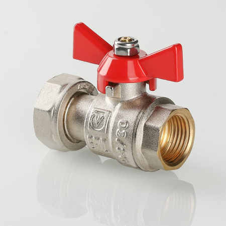 Кран шаровой Valtec с накидной гайкой 1/2" x 3/4"