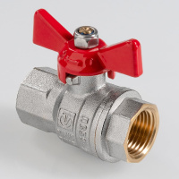 Кран шаровой Valtec ГОСТ с ручкой-бабочкой и внутренней резьбой