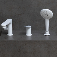 Смеситель Lemark Bronx LM3745MW на борт ванны