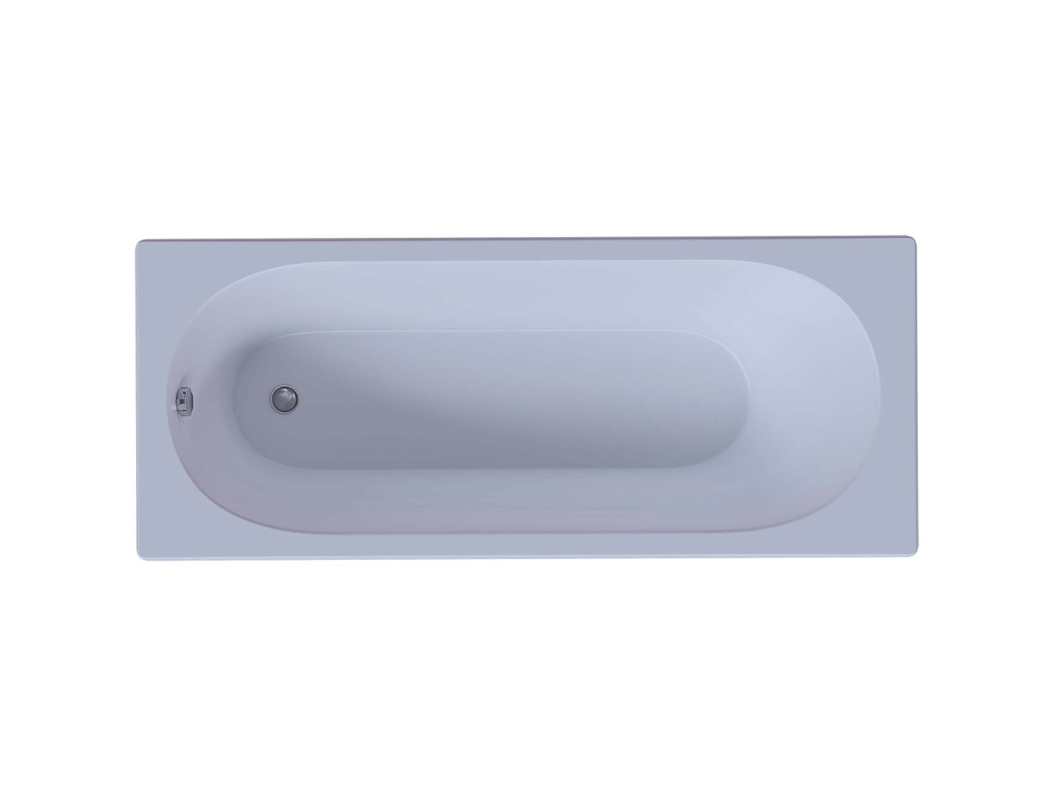 Акриловая прямоугольная ванна Aquatek Оберон 150х70 без фронтального экрана, без гидромассажа