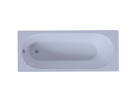 Акриловая прямоугольная ванна Aquatek Оберон 150х70 с фронтальным экраном, слив слева, без гидромассажа сборно-разборный