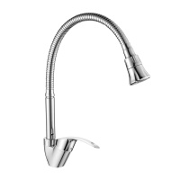 Смеситель Decoroom DR71022 одноручный для кухни с гибким изливом