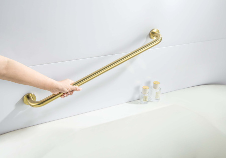 Поручень 650 мм Aquatek золото шлифованное